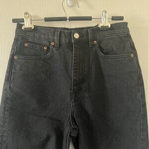 & Other Stories Black Straight Leg Jeans